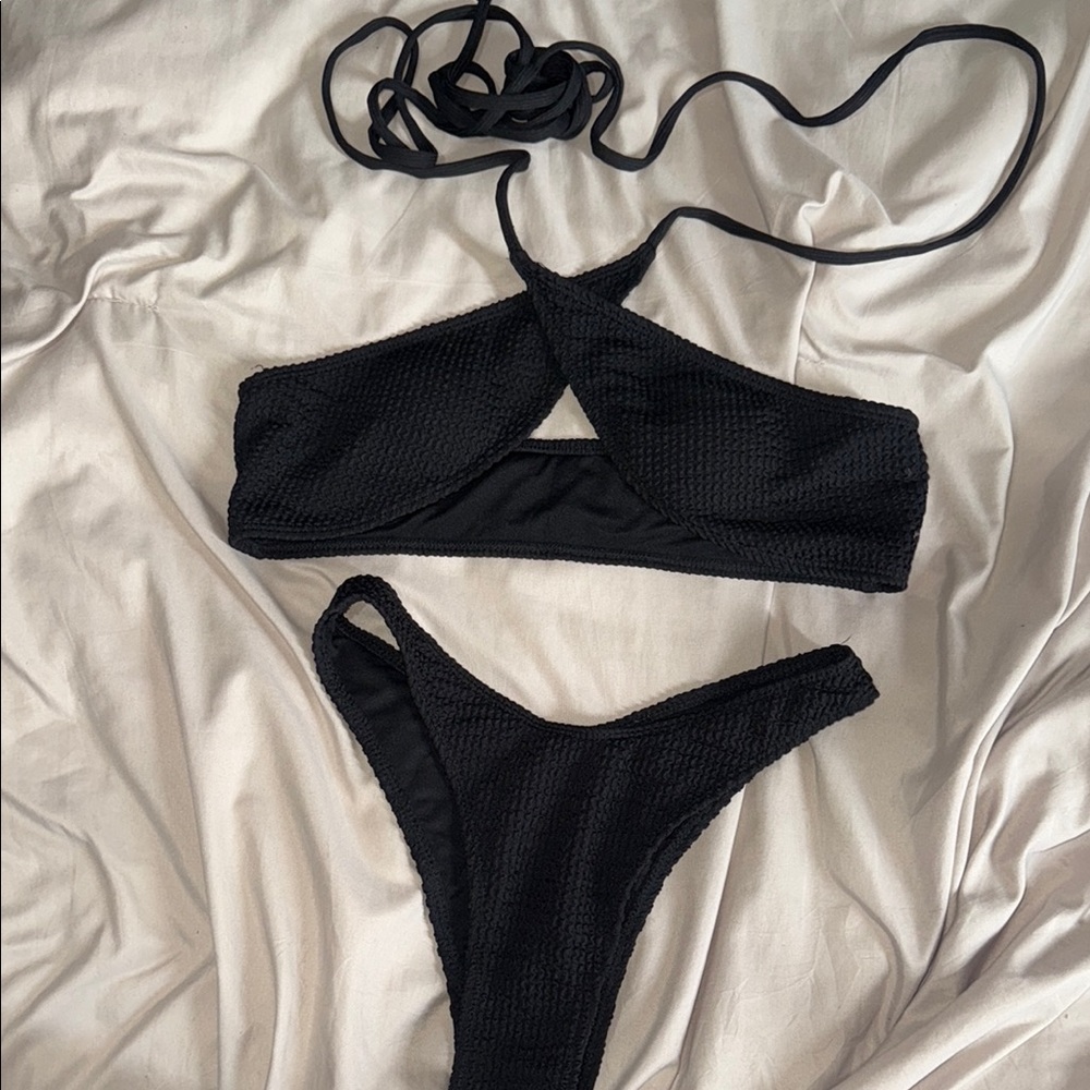 Black Women's Swimwear Set